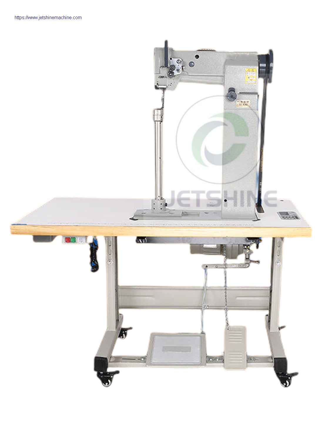 Máquina de coser industrial de cama de poste alto 8365